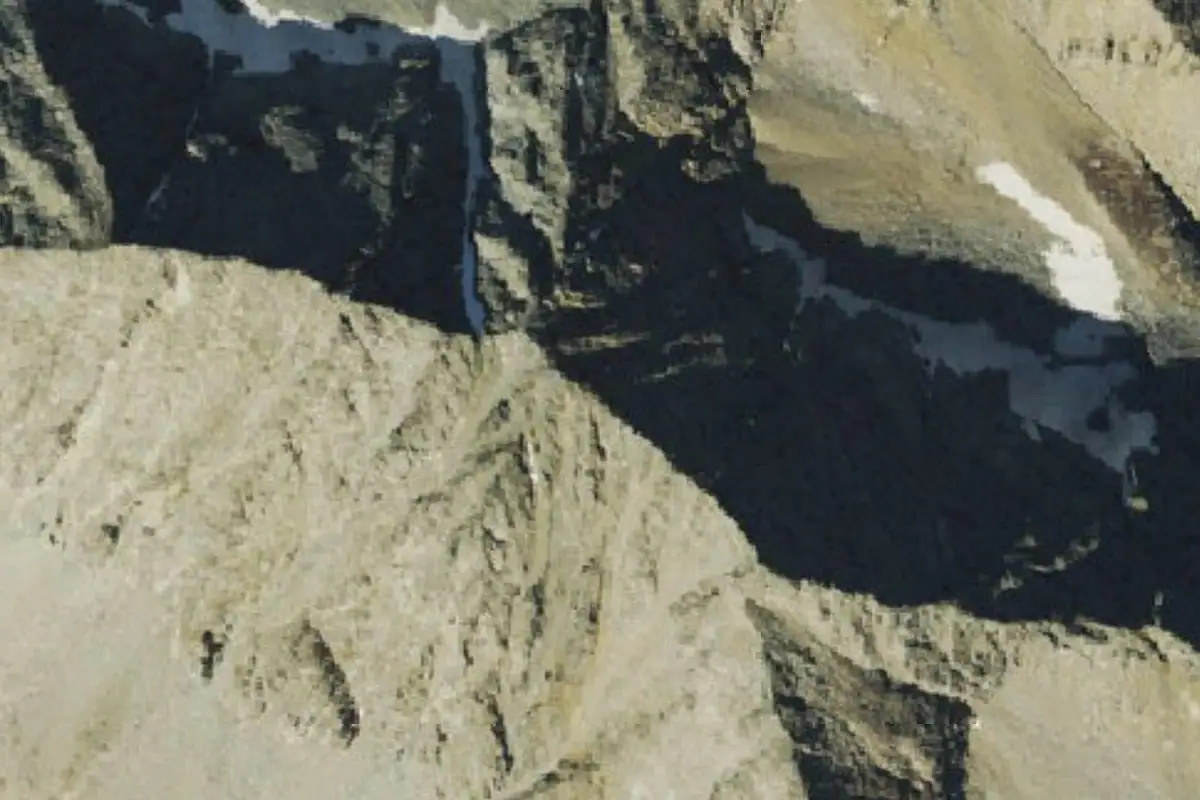 Foto aérea de la zona de Ice Mountain