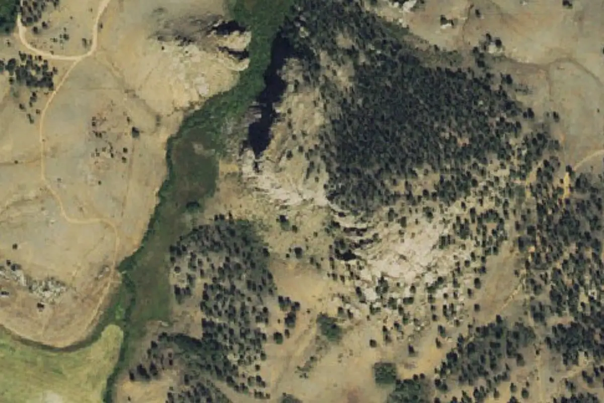 Foto aérea de la zona de Inventions in Nature