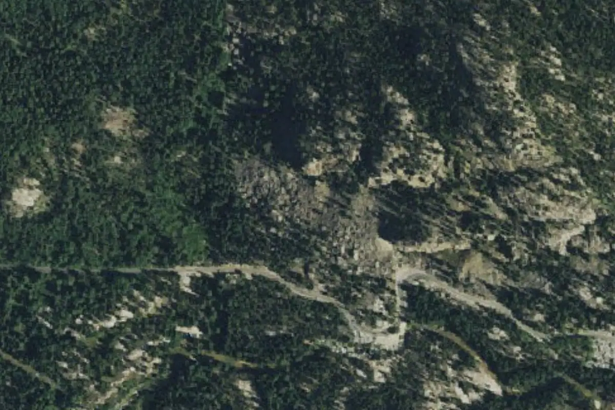 Aerial photo of the Ivory Field area