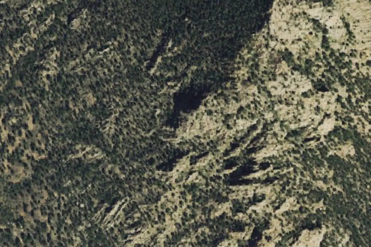 Foto aérea de la zona de Jowl Grande