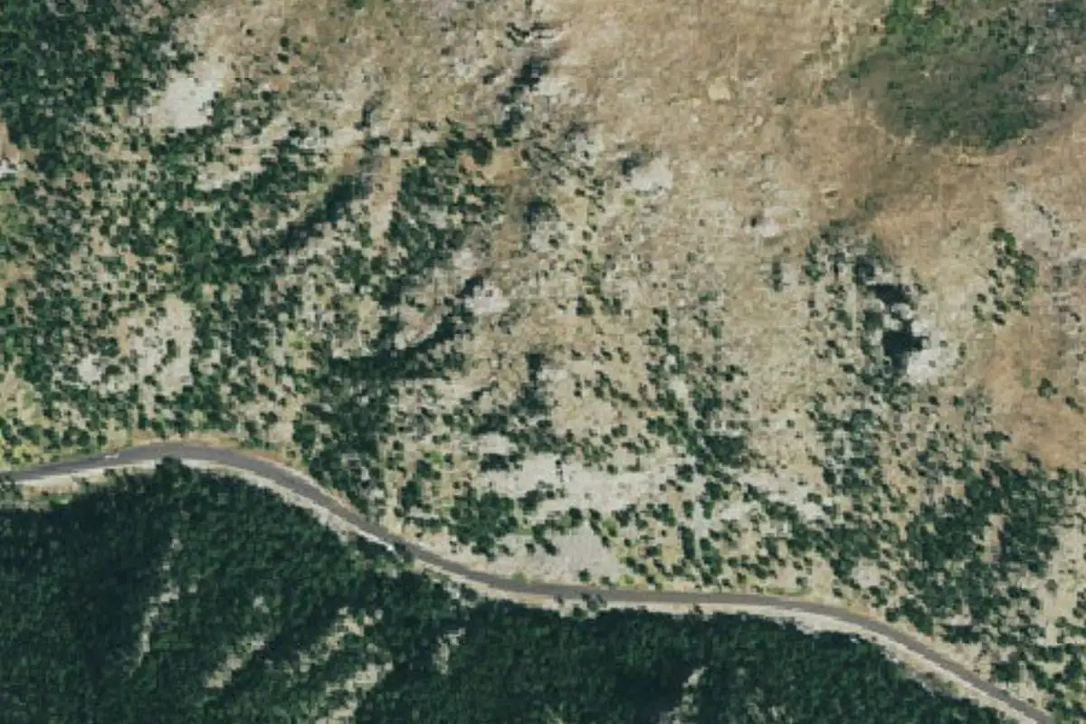 Foto aérea de la zona de Kanjiklub