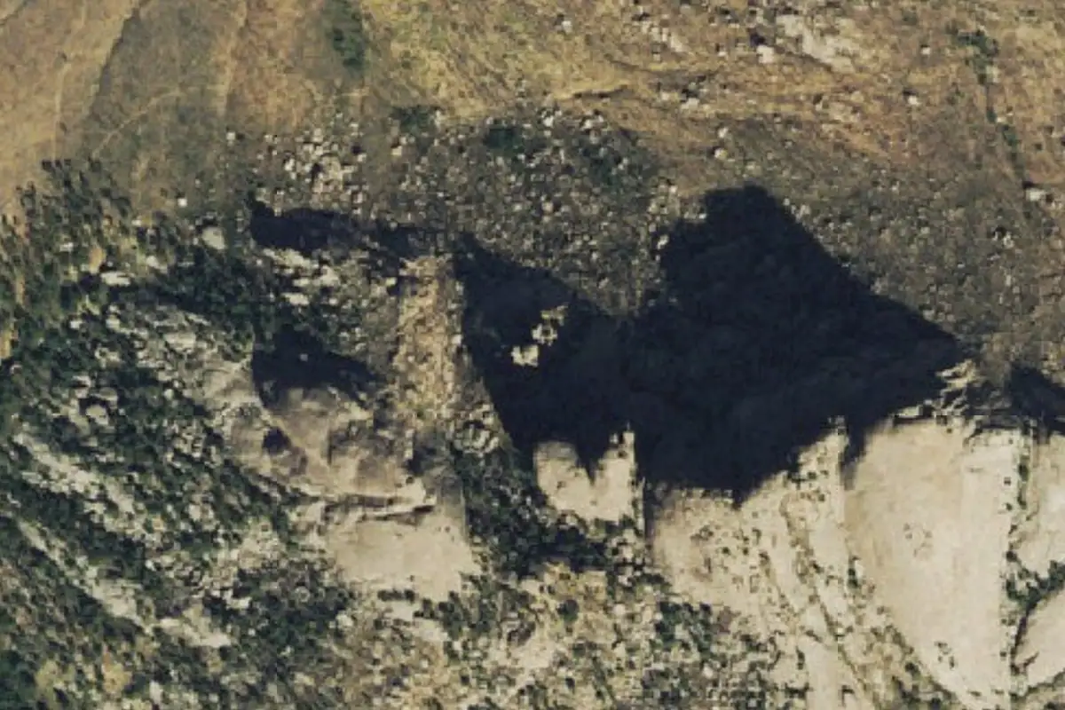 Aerial photo of the Kat's Tower area