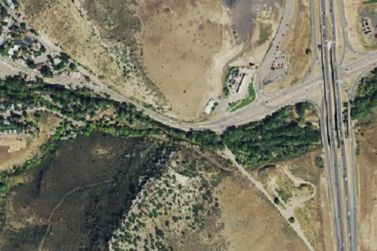Foto aérea de la zona de Magnum Block