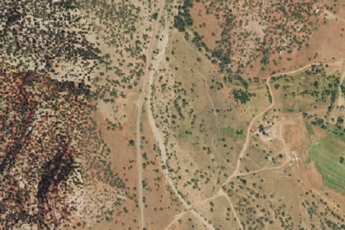Foto aérea de la zona de Mystic Short Wall
