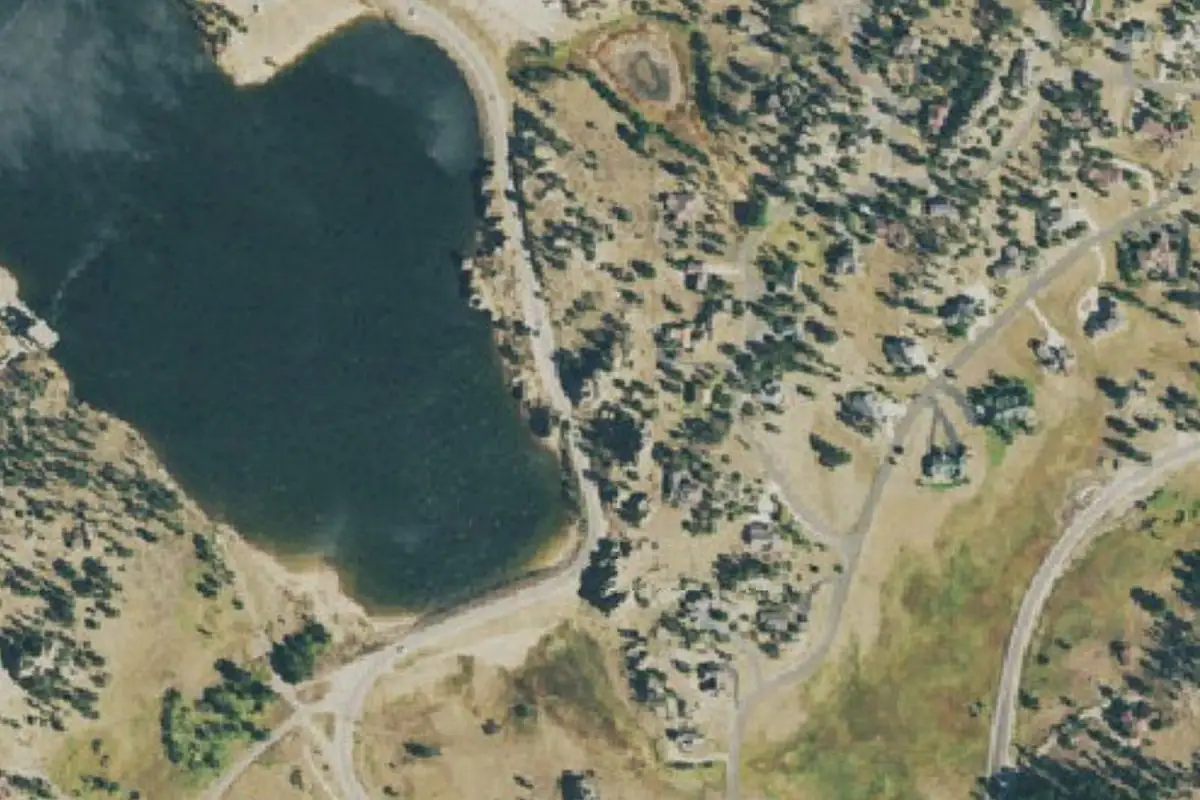 Foto aérea de la zona de North Block