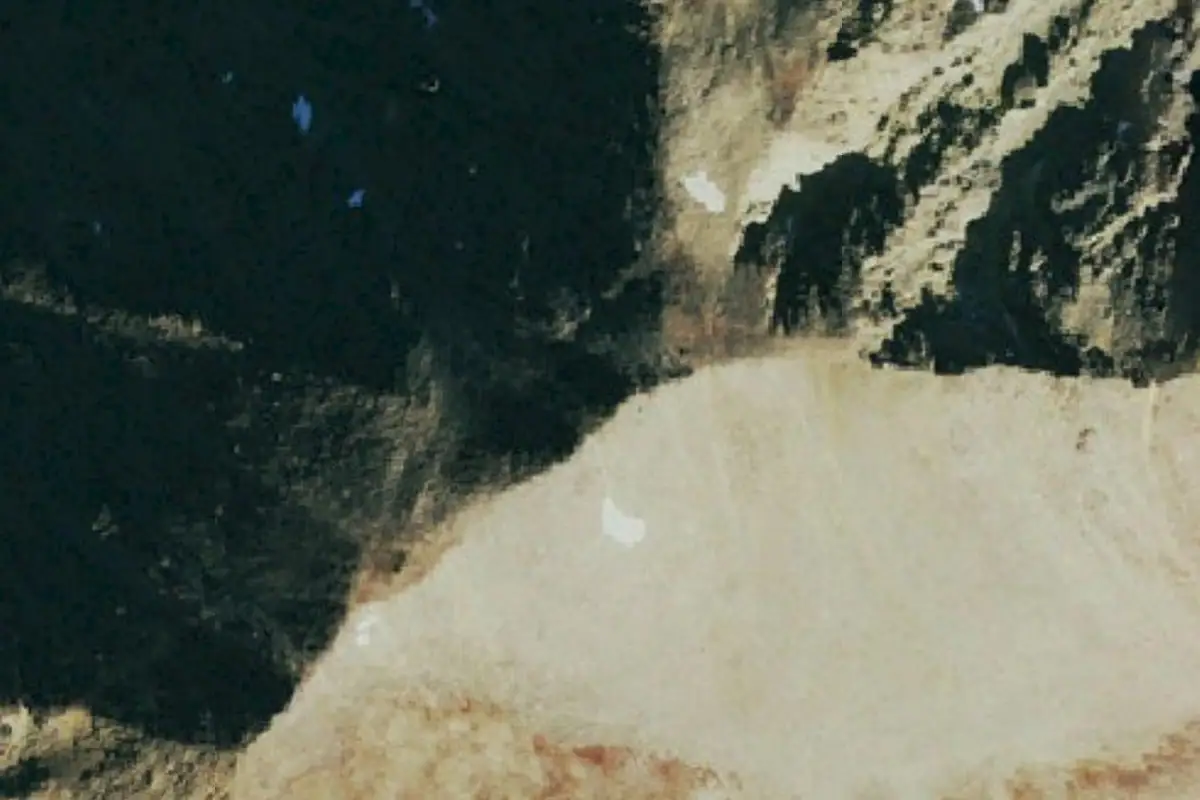 Aerial photo of the Pettingell Peak area