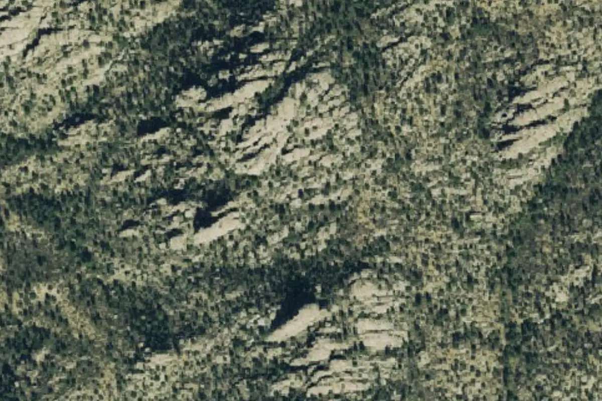 Foto aérea de la zona de Staircase Towers