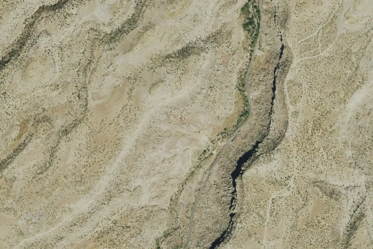 Foto aérea de la zona de Texas Boulder Area