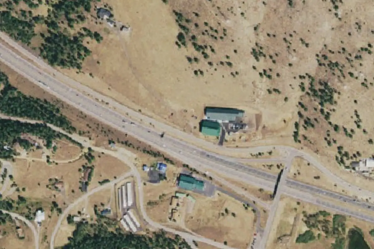 Foto aérea de la zona de The Friends