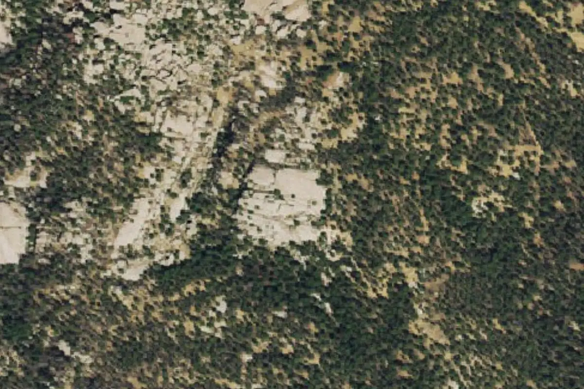 Foto aérea de la zona de The Little Dome