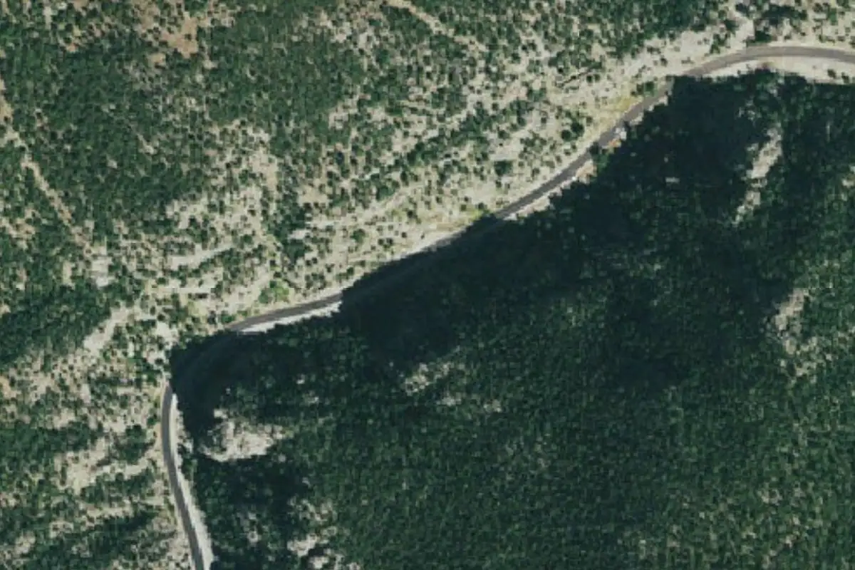 Aerial photo of the The Loft area