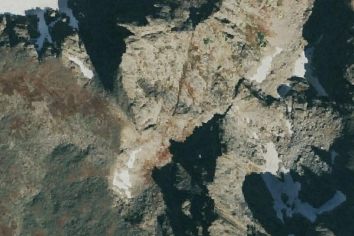 Foto aérea de la zona de The Penknife