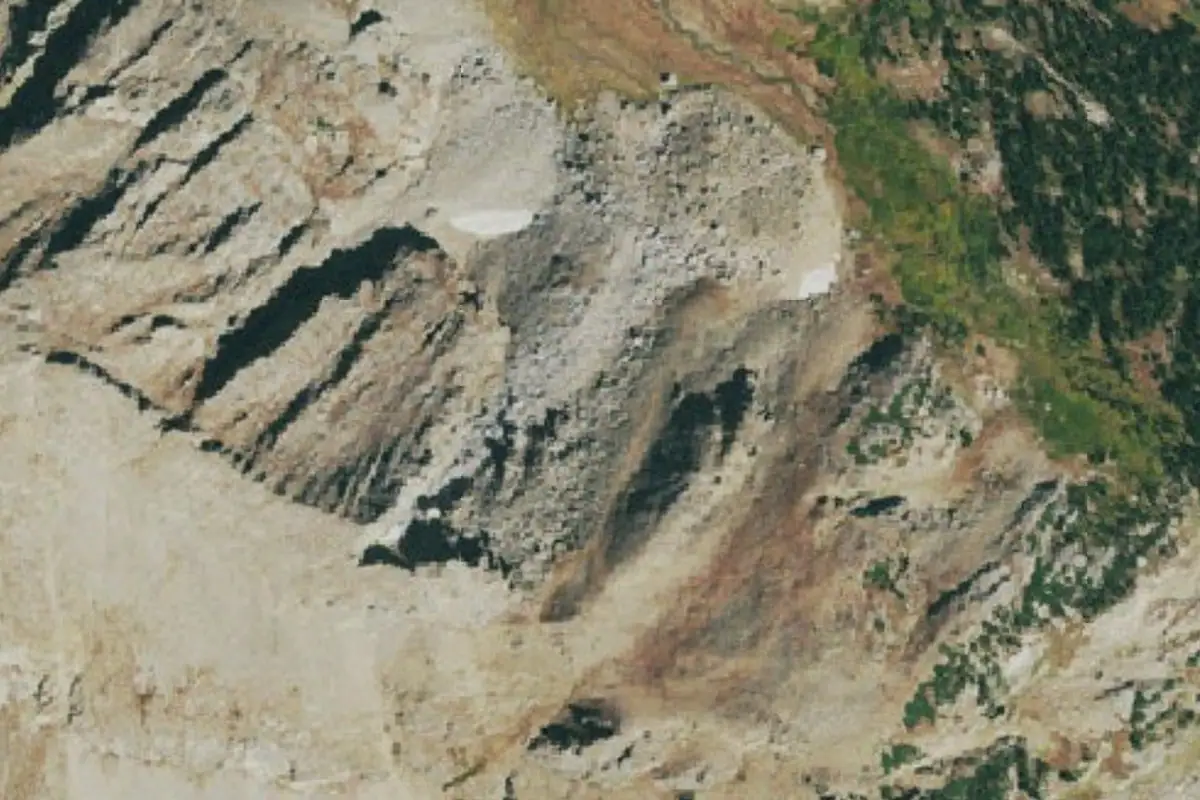 Aerial photo of the The Terrace area