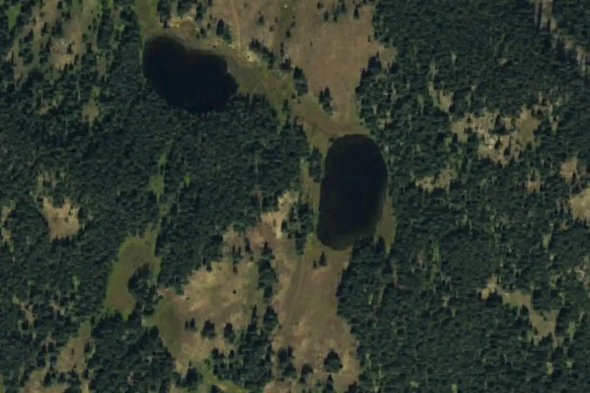 Aerial photo of the Wheeler Lakes area