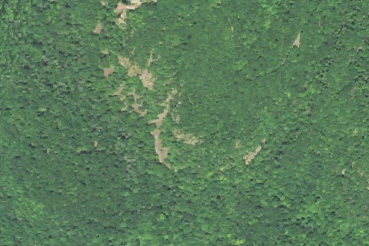 Aerial photo of the West Peak area