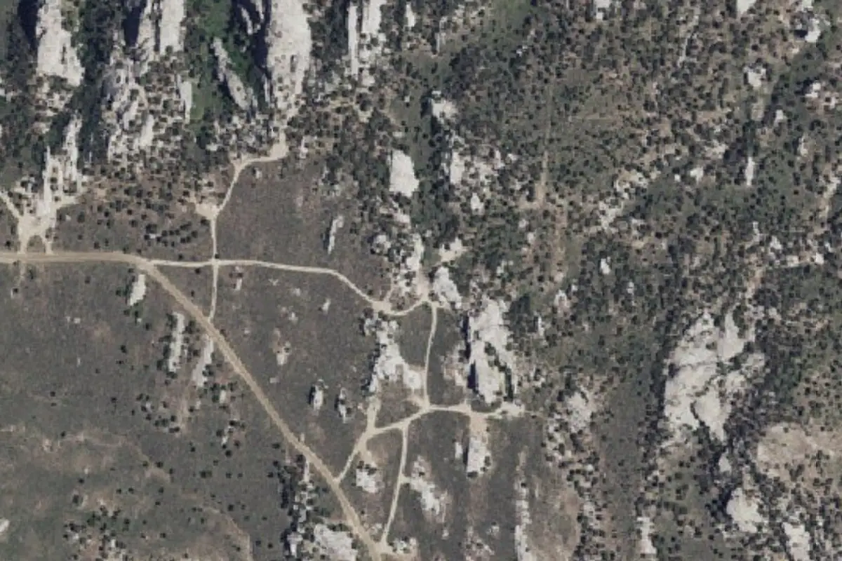 Foto aérea de la zona de Campground 5-19 Circuit