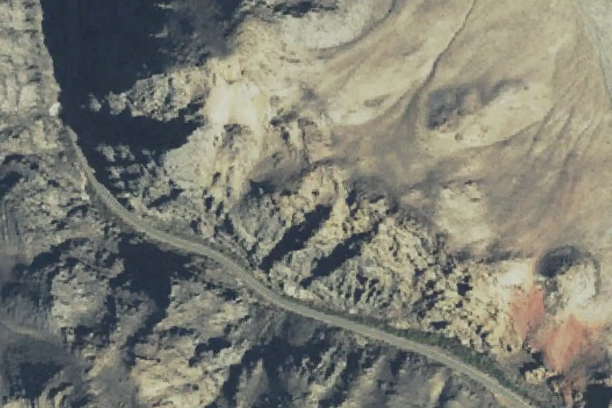 Foto aérea de la zona de Grand View Canyon