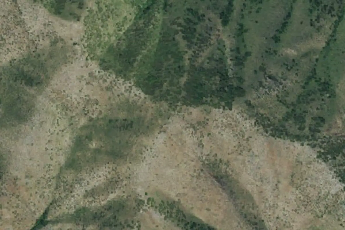 Aerial photo of the Mack/Numnut Peak area