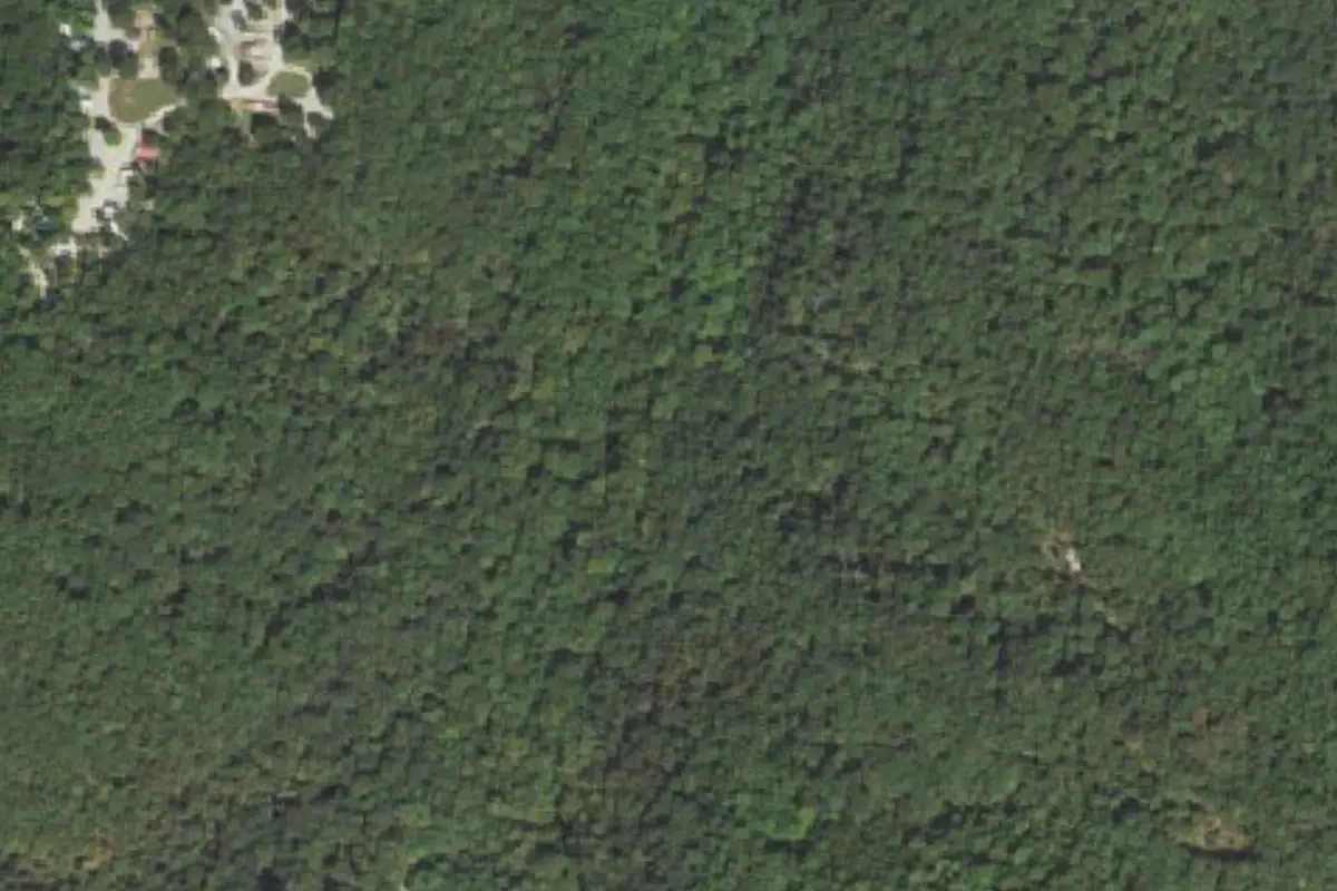 Foto aérea de la zona de B: Bull Area