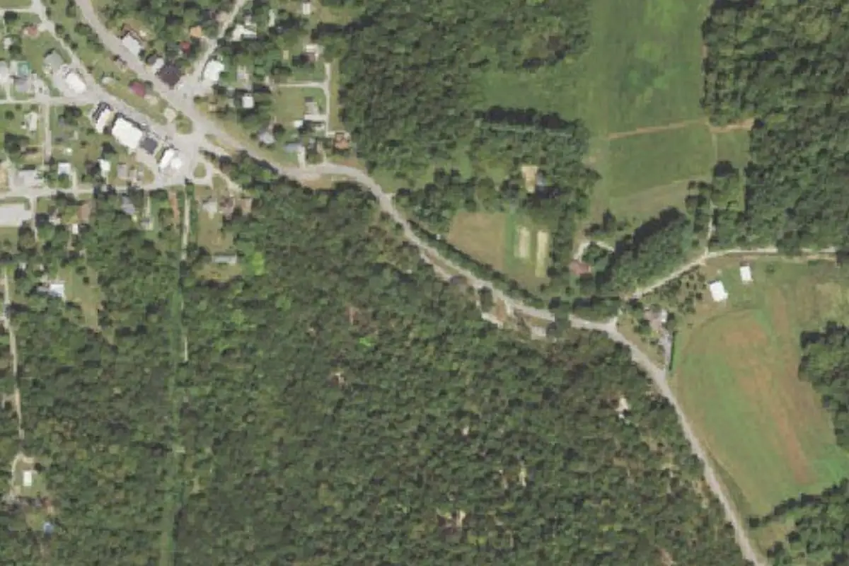 Foto aérea de la zona de D: Red Bud Meadow