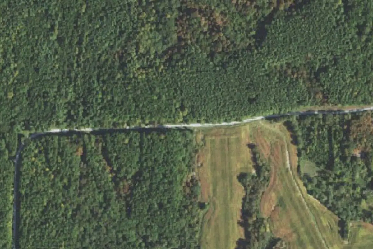 Aerial photo of the Lake Boulders area
