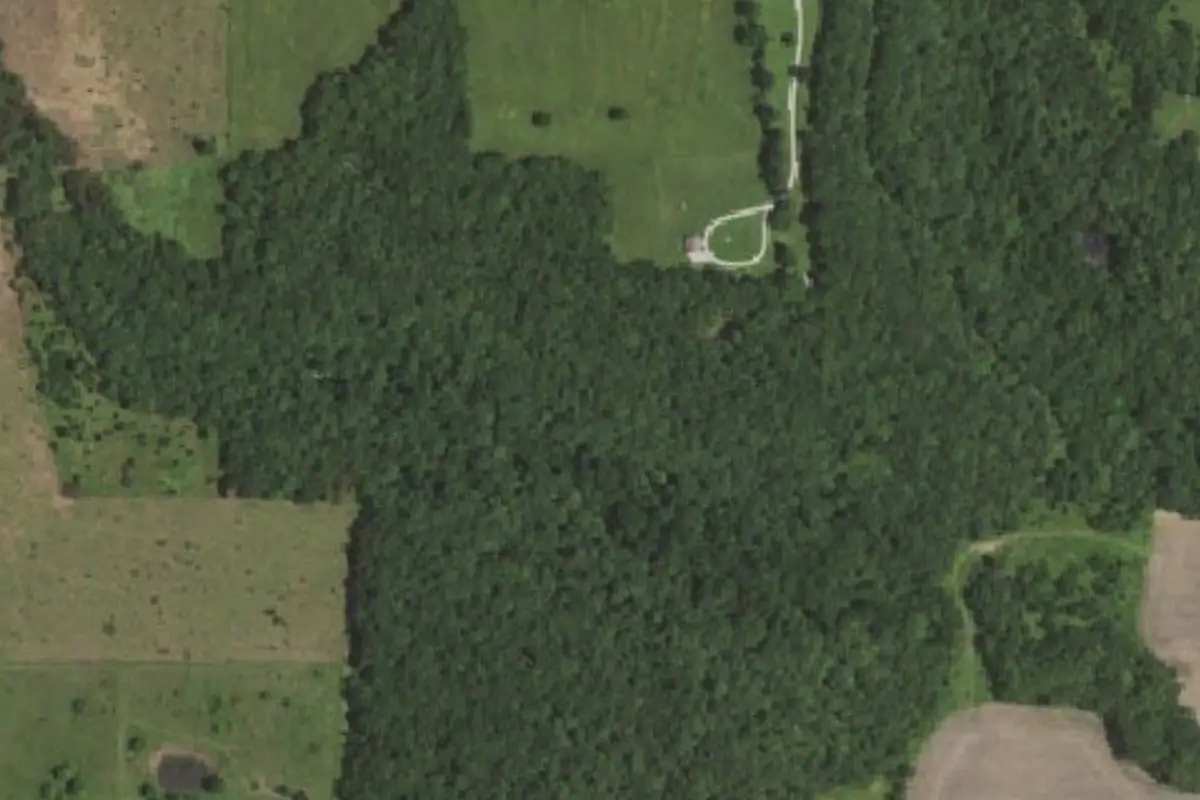 Foto aérea de la zona de East Refuge wall