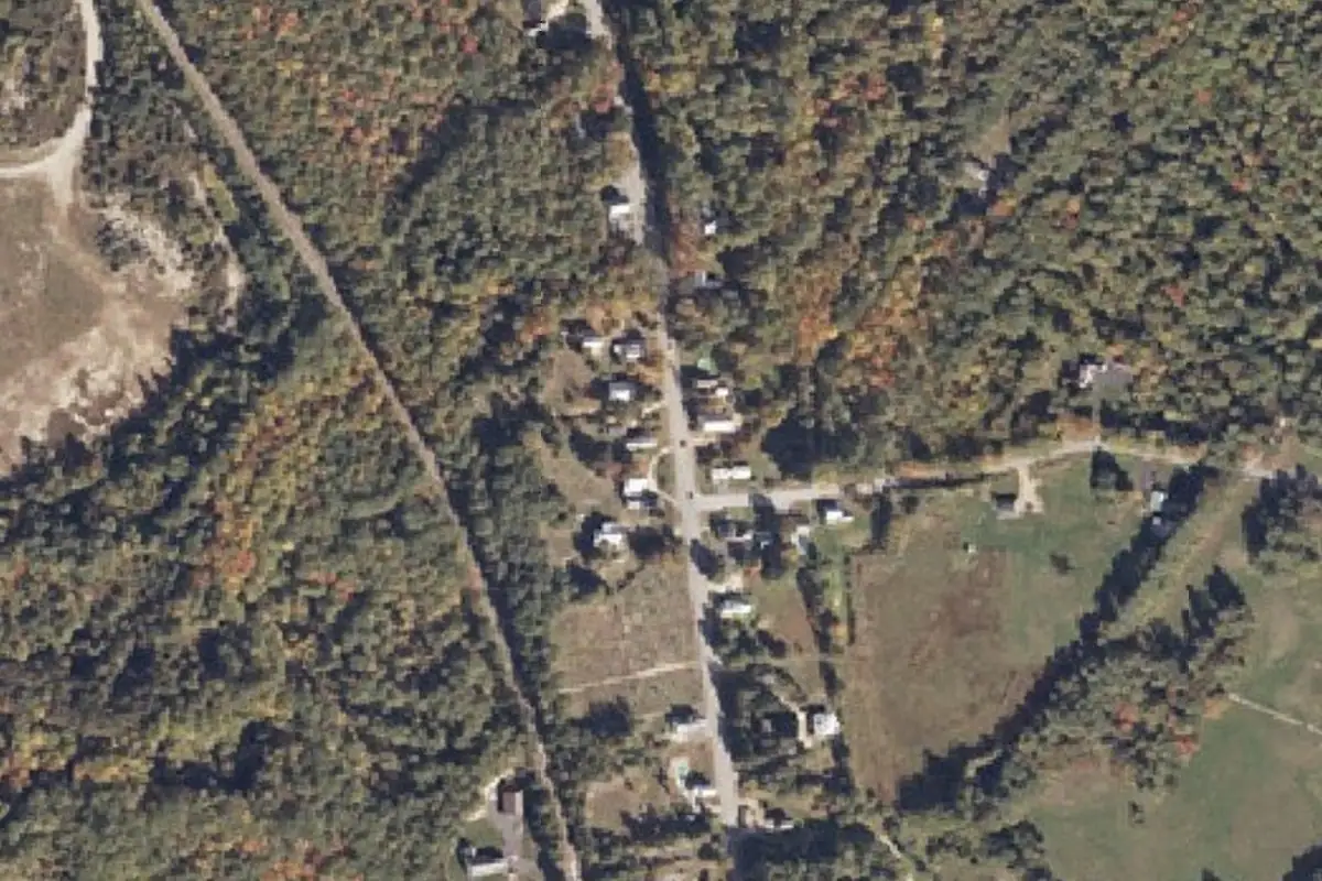 Aerial photo of the The Great Ledges area