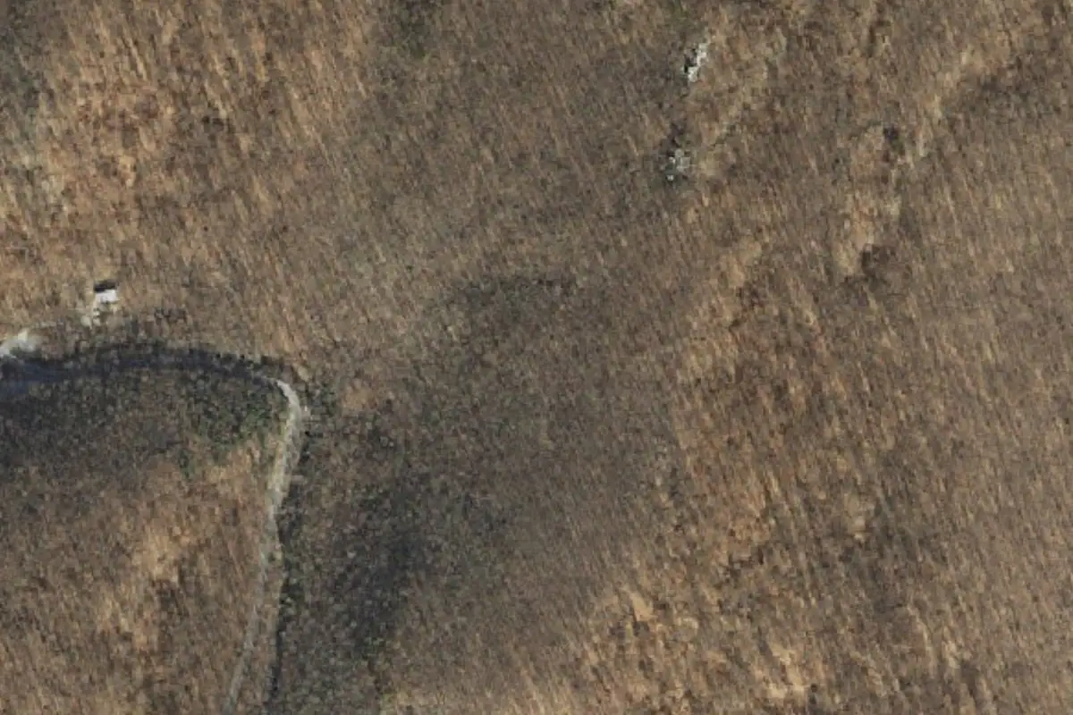 Aerial photo of the Chimney Rock area