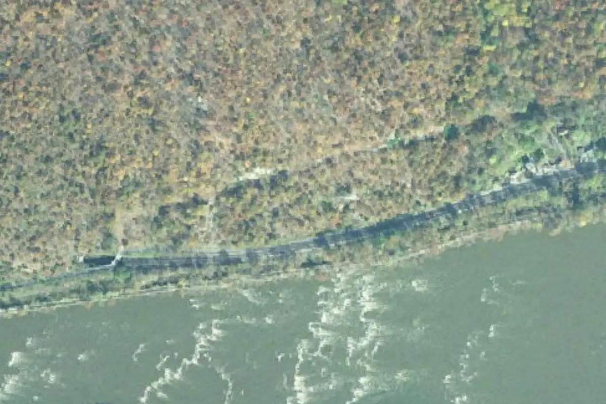Foto aérea de la zona de Grassy Knoll Boulder