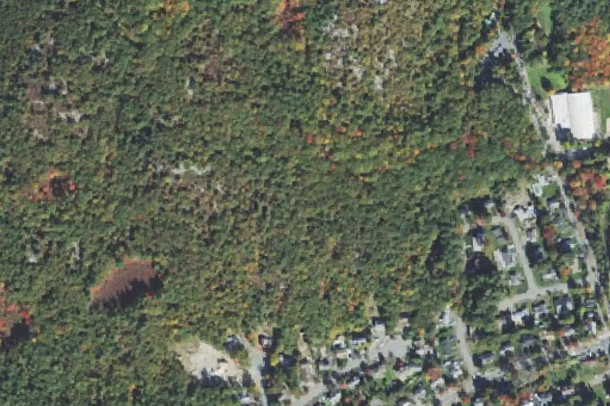 Foto aérea de la zona de Breakheart Reservation