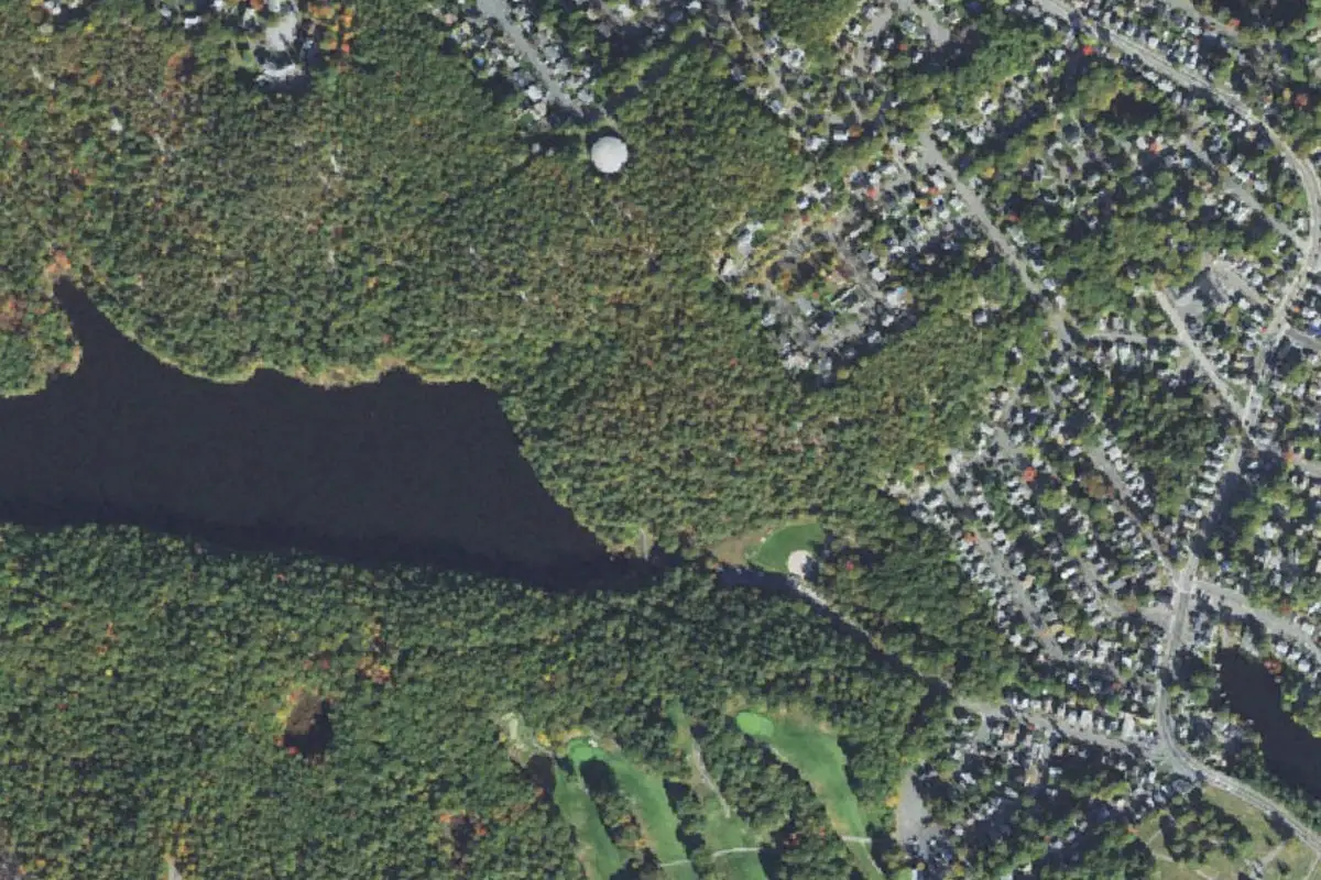 Aerial photo of the Parking Lot/Fenway Area area