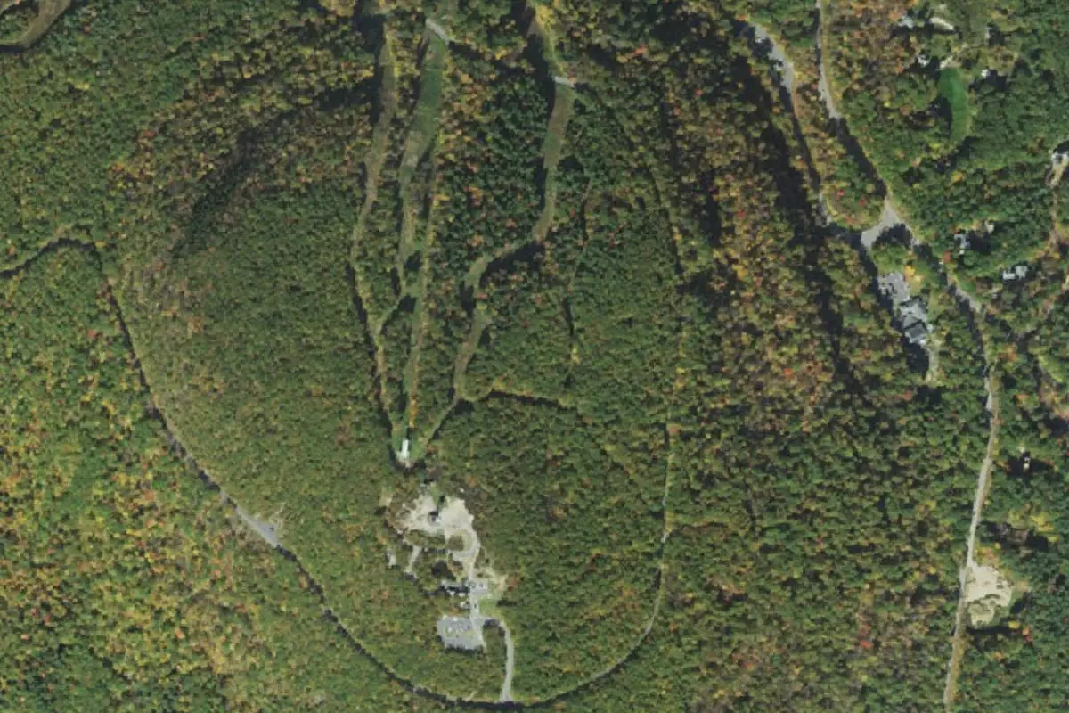 Aerial photo of the Wachusett Mountain Area area