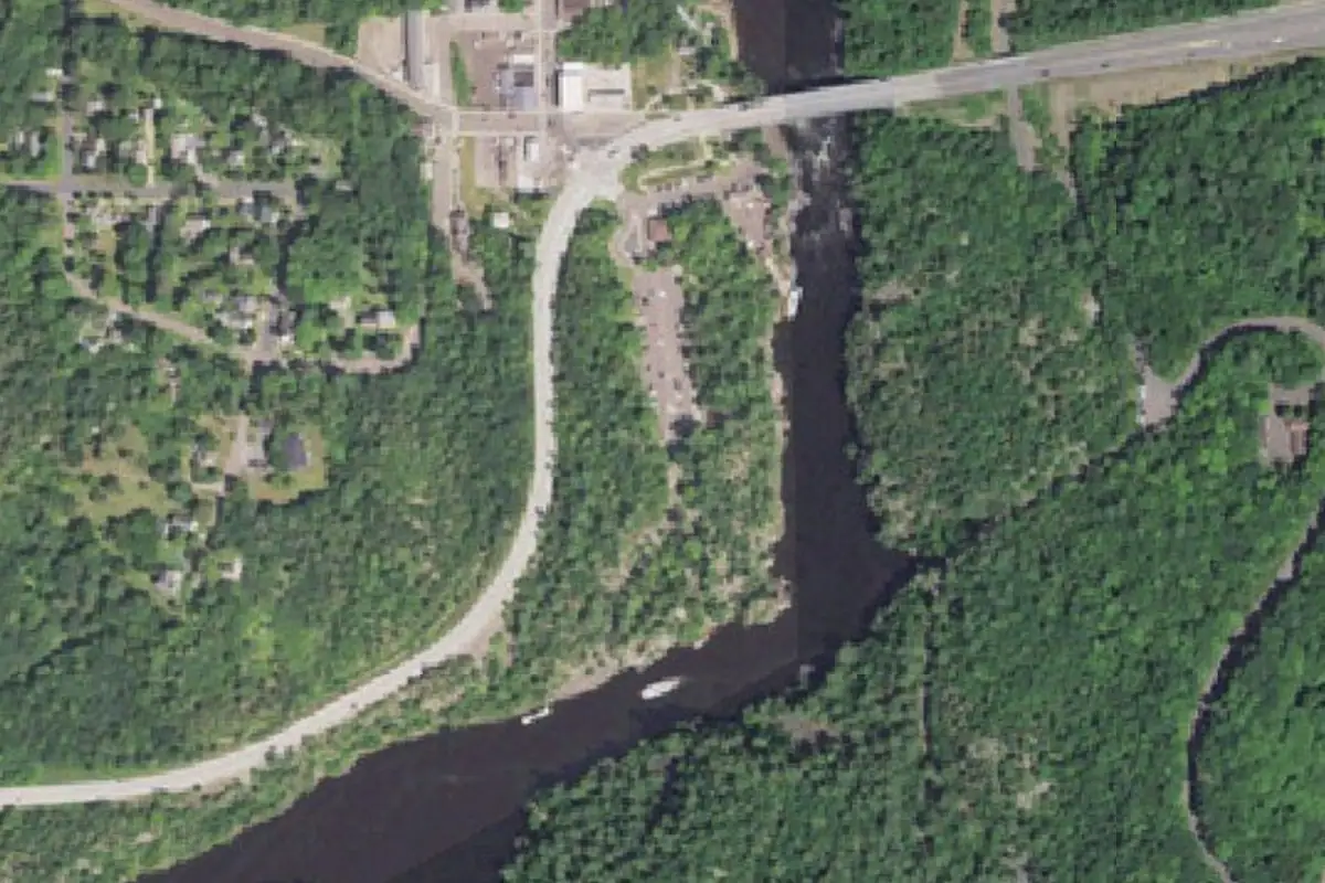 Aerial photo of the Tourist Rocks area