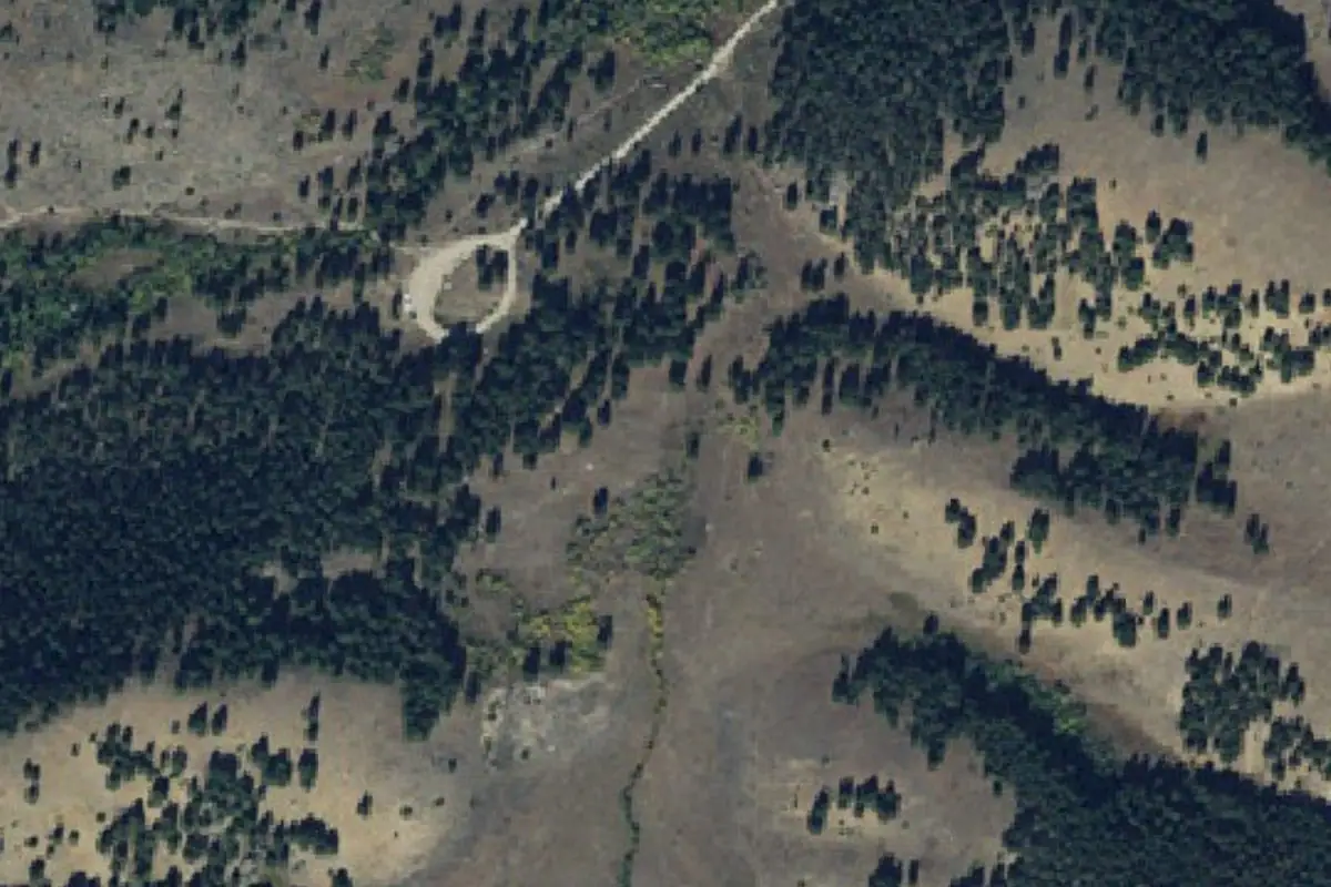 Aerial photo of the North Willow Creek area