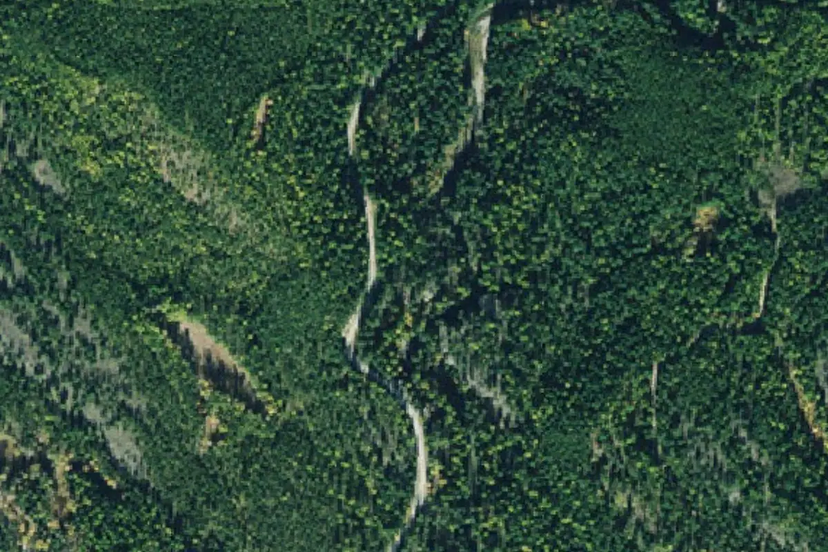 Foto aérea de la zona de Stillwater Canyon