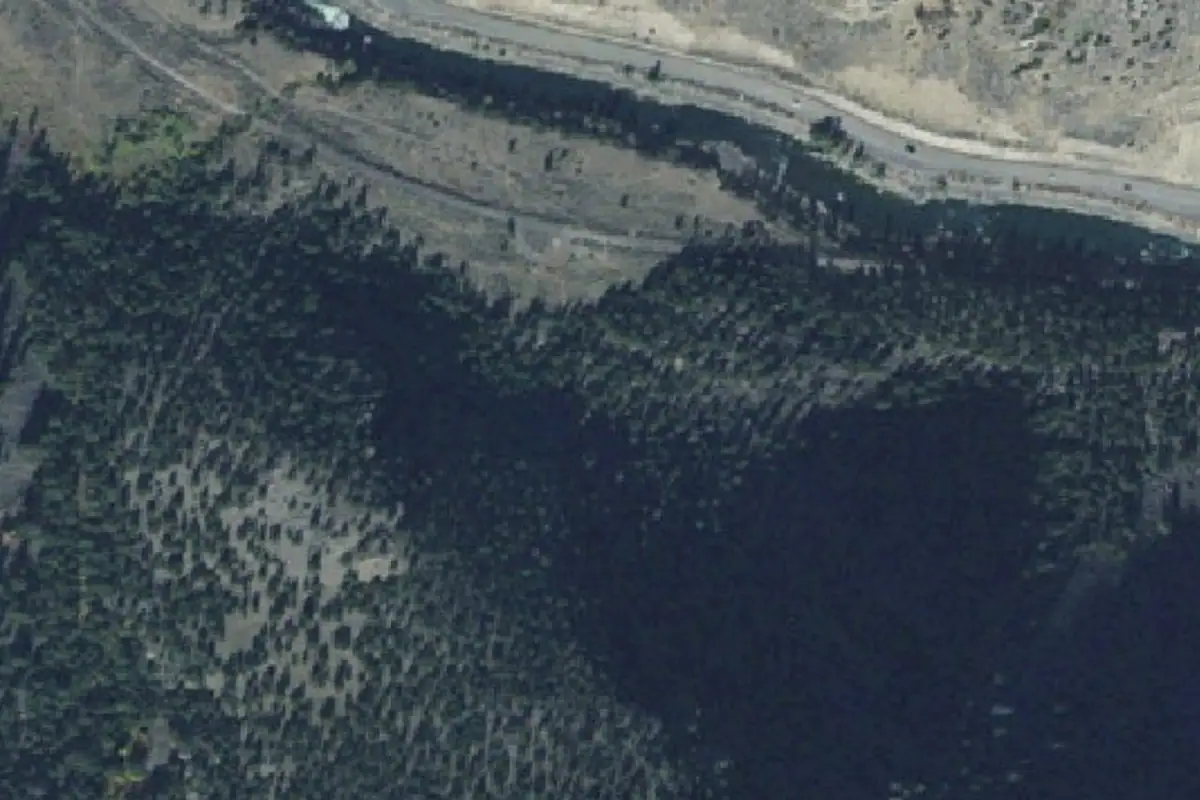 Aerial photo of the Way Out Area area