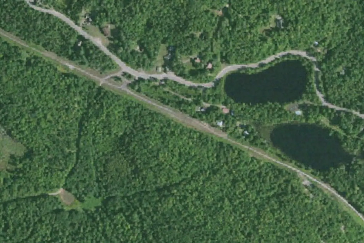 Aerial photo of the Inman Slabs area