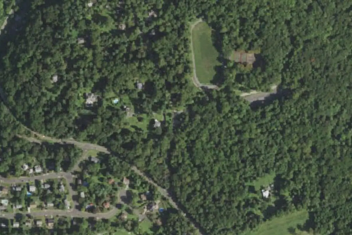 Aerial photo of the Tallman Mountain area