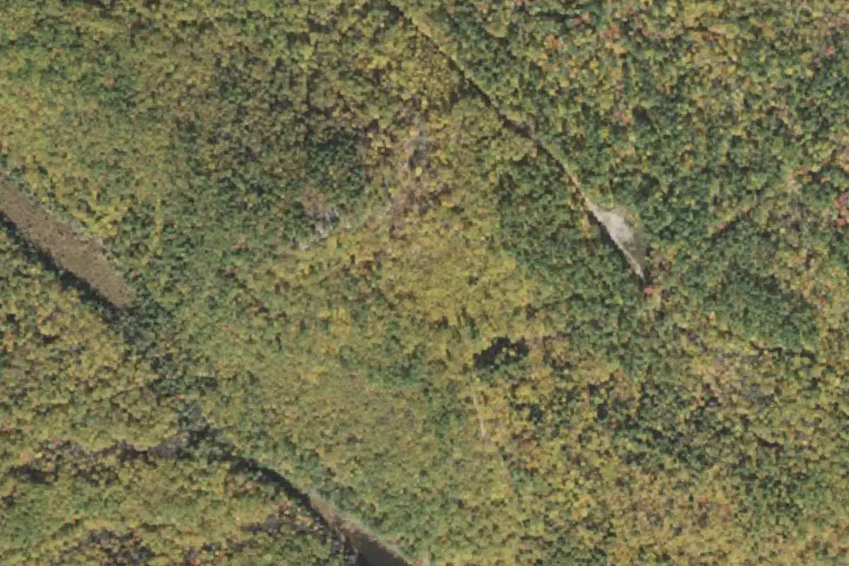 Foto aérea de la zona de Devil's Den