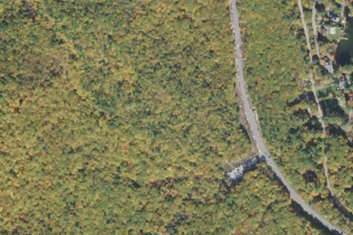 Aerial photo of the Mount Major area
