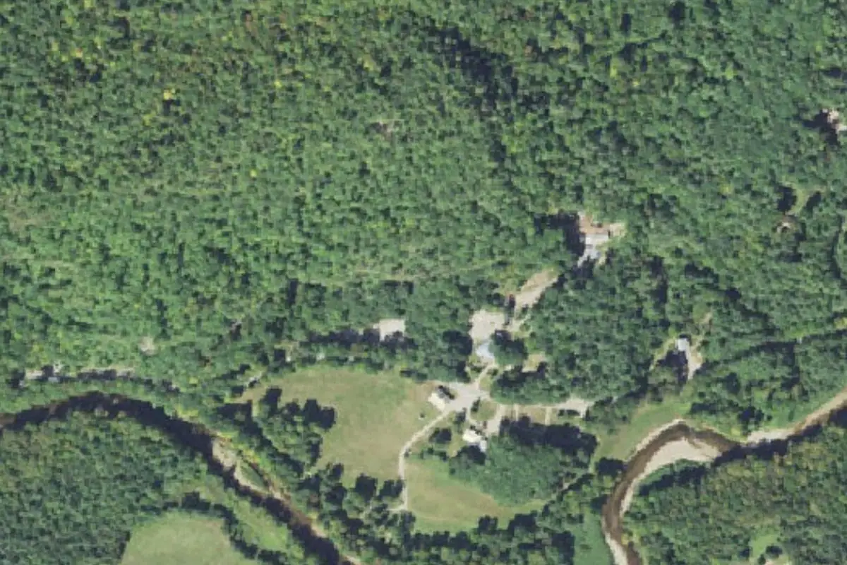 Aerial photo of the The Bakery area