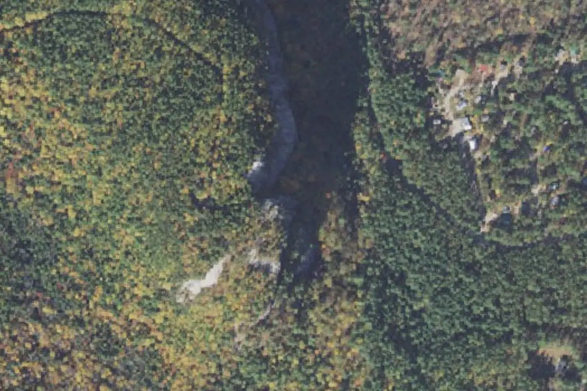 Foto aérea de la zona de The Prow Area