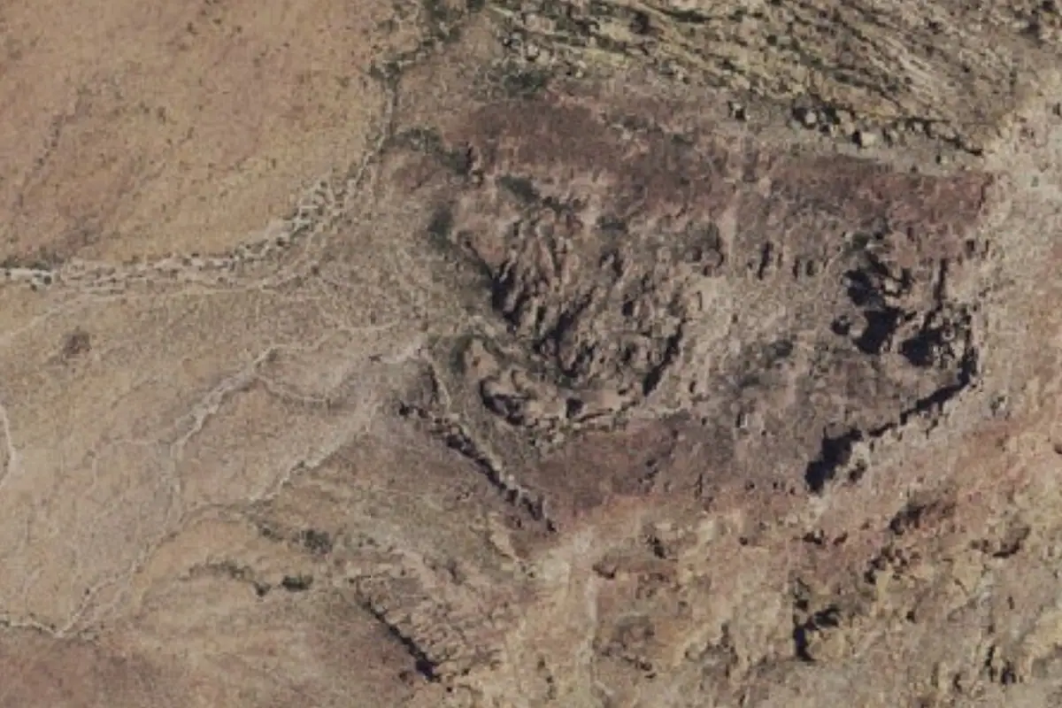 Aerial photo of the The Garden area