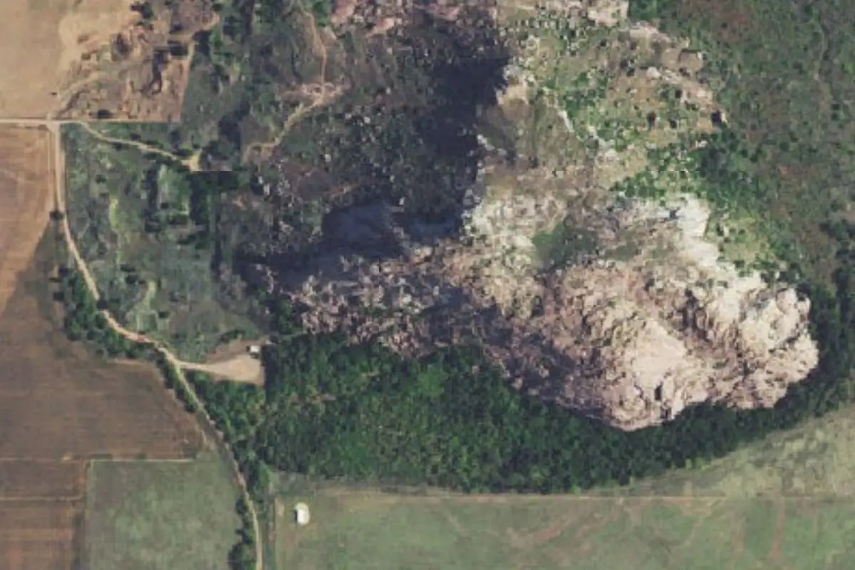 Aerial photo of the 06. South America area