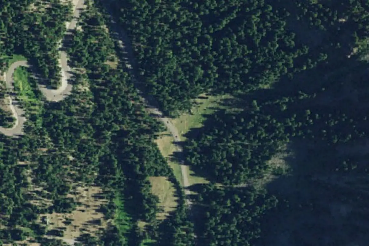 Aerial photo of the Rim Village area