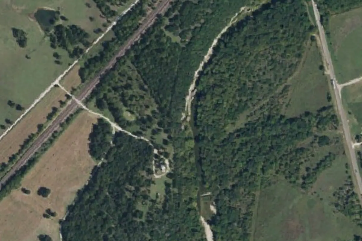 Foto aérea de la zona de Wall of Despair