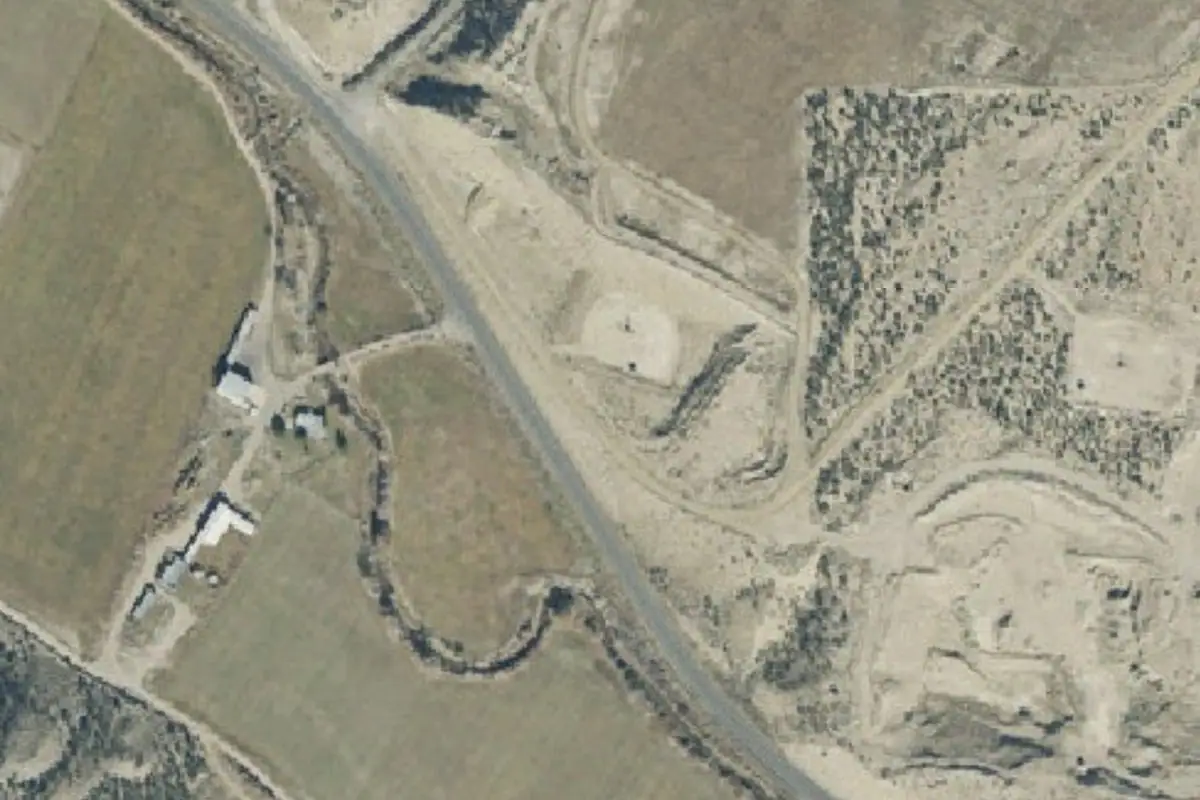 Aerial photo of the Huntington Canyon area