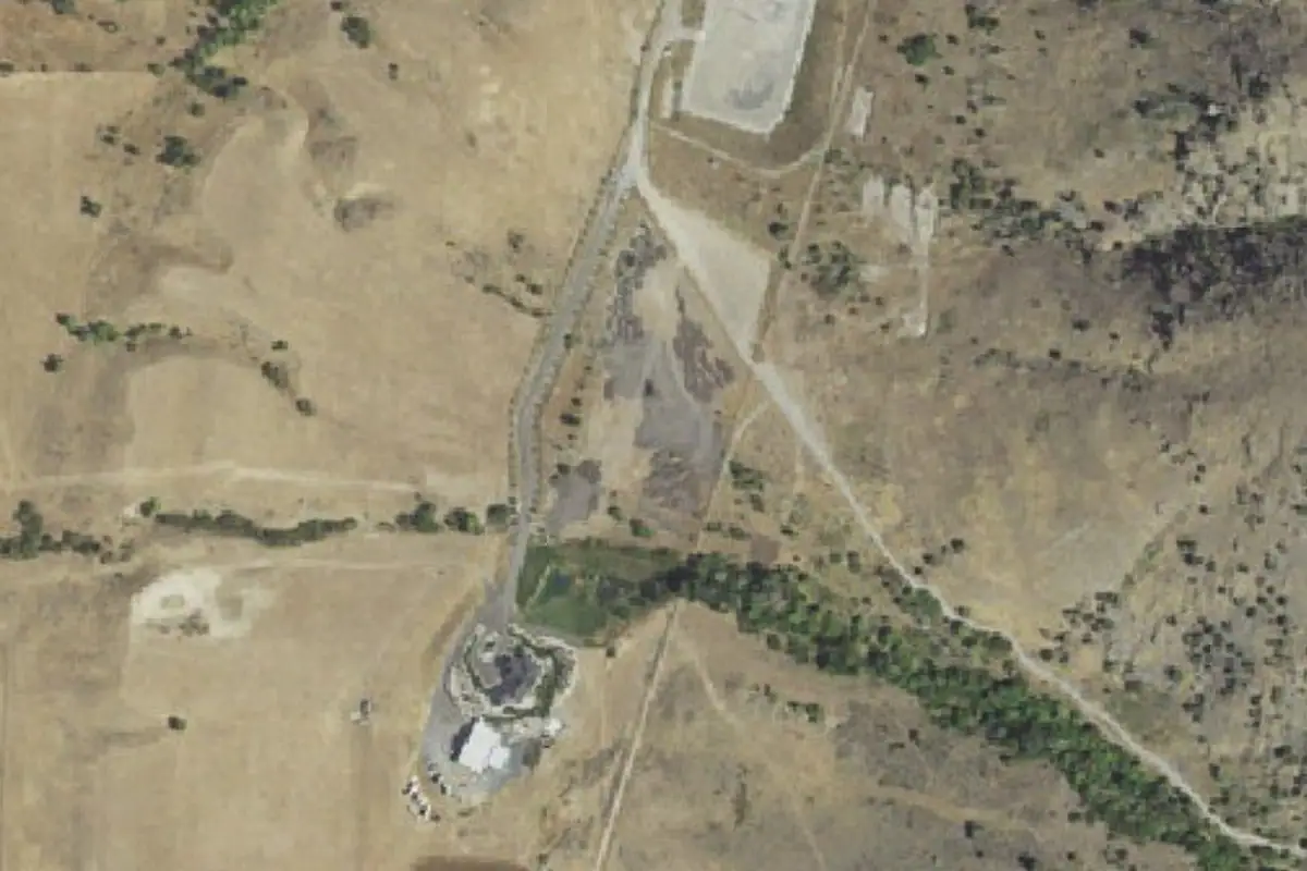 Aerial photo of the Millville Canyon area