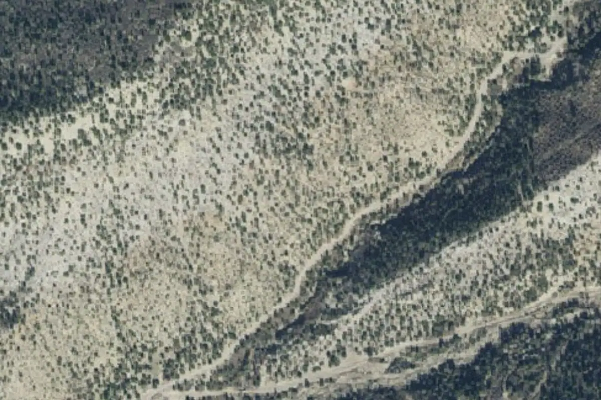 Foto aérea de la zona de New Canyon