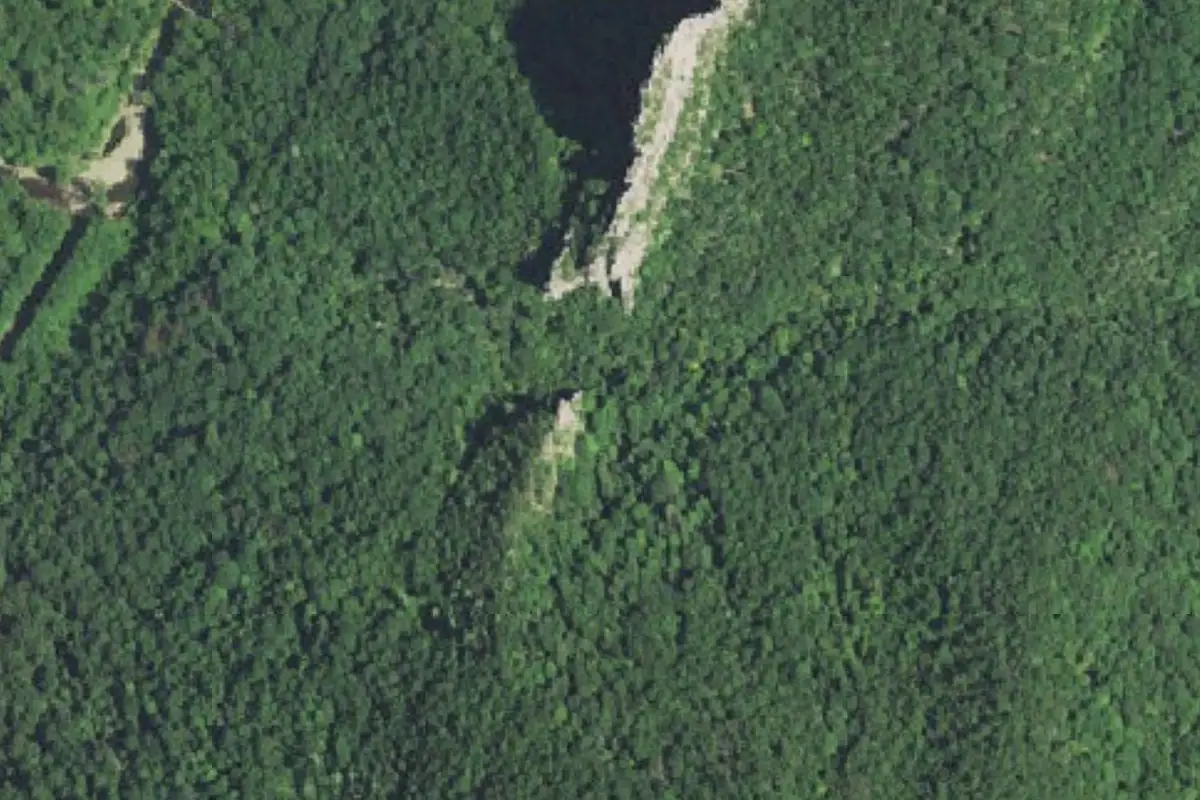 Foto aérea de la zona de Southern Pillar